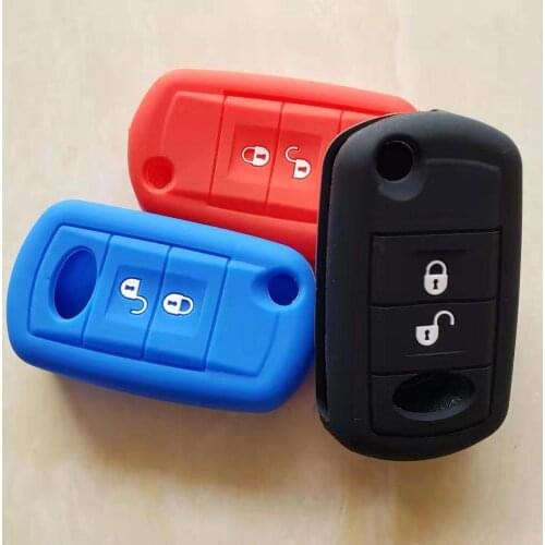 Flip Silicone Car Key Protective Holder For LAND ROVER Range Rover Sport LR3 Discovery Case Fob