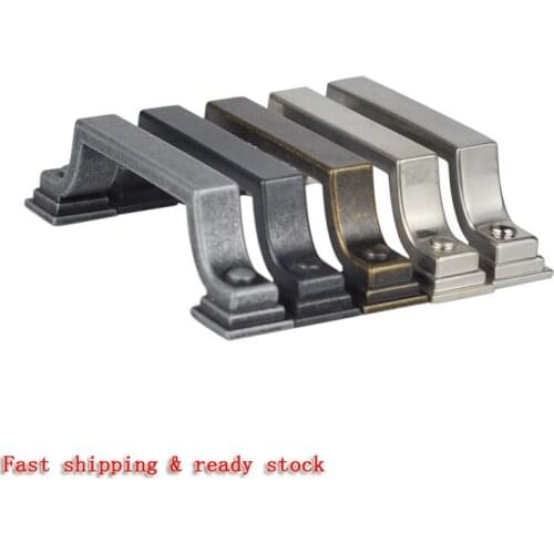 Ancient Pull Simple Bronze Door Knob Antique Solid Alloy Cabinet Drawer Hardware Furniture Handshandle Classical Vintage Handle