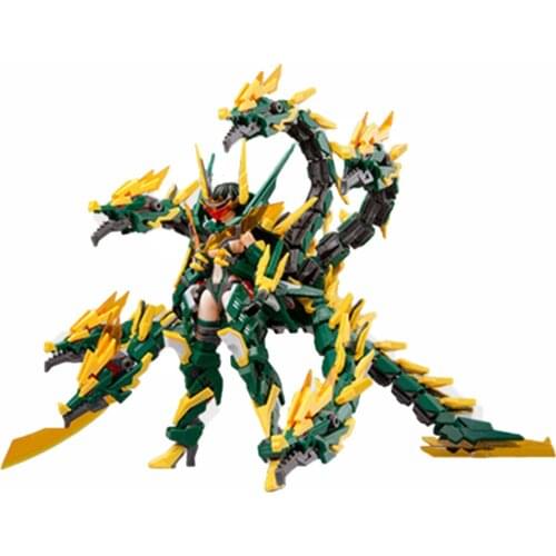 IN-STOCK 1/10 Frame Arms Girl MG-02 MG02 GUAN YU by MS GENERAL Deformable Assembly Action Robot Toys Figure