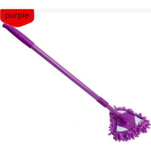 SLSHLYJ rotatable no dead ends telescopic rod household cleaning mop chenille suction dust mop