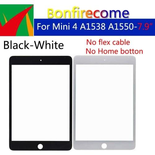 10Pcs\lot Touchscreen For iPad Mini 4 Mini4 A1538 A1550 LCD Front Touch Screen Glass Outer Lens Replacement