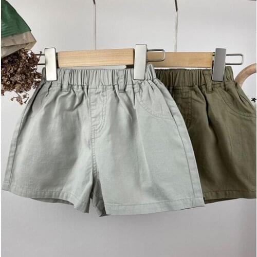 2021 New Arrival Girls Boys Shorts Spring Summer cotton Fashion Kids Shorts 1-6 Years QI140