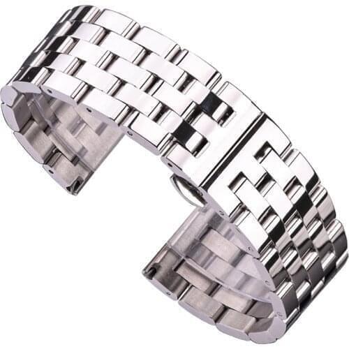 22MM 20MM High Quality Solid Stainless Steel Watch Bracelet For Breitling Watch Strap Bands AVENGER NAVITIMER SUPEROCEAN Strap