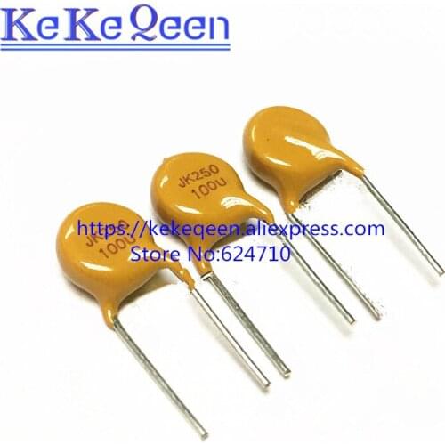 50PCS/LOT Recovery Fuse PPTCPPTC JK250-100U 250V 0.1A 100MA PTC Original Authentic