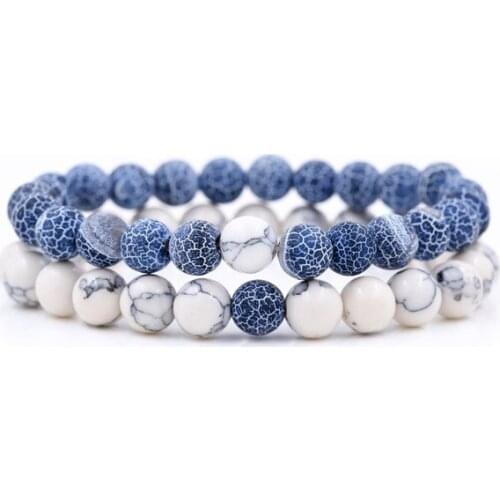 8mm 2PCS/Lot ug4 gold silver Copper cz zircon cubic zirconia elastic ball black stone volcanic lava agate Onyx Bracelet Bangles