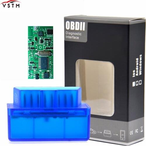 New Really V1.5 Super MINI ELM327 Bluetooth Real PIC18F25K80 Version 1.5 OBD2/OBDII for Android Car Code Scanner Good Packing