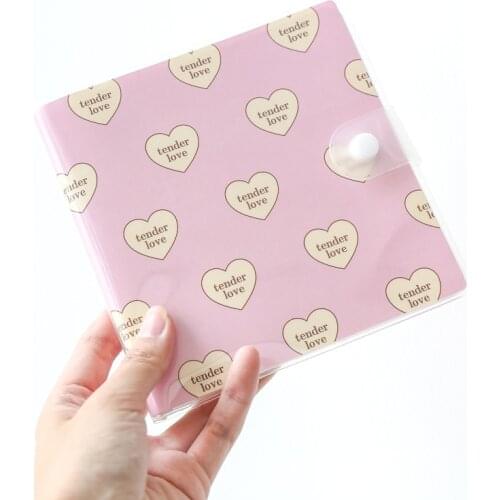 Lovely Life Cartoon Fashion Soft PVC Cover Notebook Little Grided Journal Sketchbook 129 Sheets DIY Diary Agenda