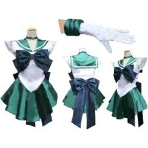 Brdwn Sailor Moon Cosplay Sailor Neptune Venus Uranus Pluto Kaiou Michiru Cosplay Costume Dress Sailor Suits School Uniforms