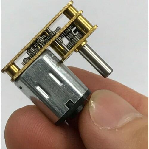 Micro 7-Type N20 Full Metal Gear Motor DC 3V-12V 30RPM-120RPM Slow Speed High Torque Electric Motor DIY Robot Car