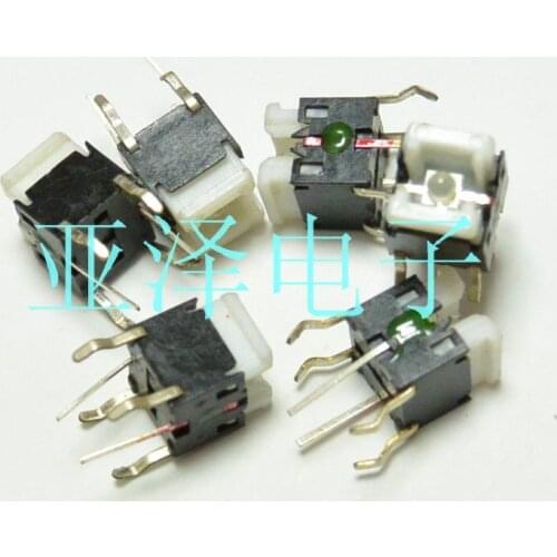 Import with LED lights 6 * 6 * 7 touch of a button switch orange lights