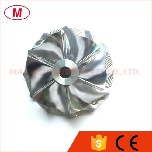 TD04 49177-43300 11G FB 37.90/49.00mm 6+6 blades Turbo Billet Compressor wheel/Aluminum 2618/Milling wheel for 49177-02500