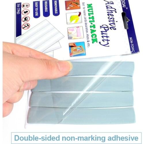 HOT! Multipurpose Blue Reusable Self-Adhesive Clay For Home Office School Removable Adhesive Putty Tabs Tack Clay