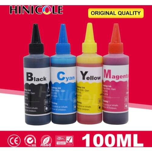 100ml Dye Ink Refill Kit For EPSON T26 T27 TX106 TX109 TX117 TX119 C51 C91 CX4300 Printer Bottle Ink