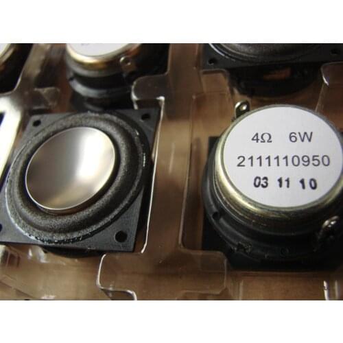 2pcs 1.25" inch 34*34MM 4Ohm 4Ω 6W Neodymium Full range speaker Loudspeaker