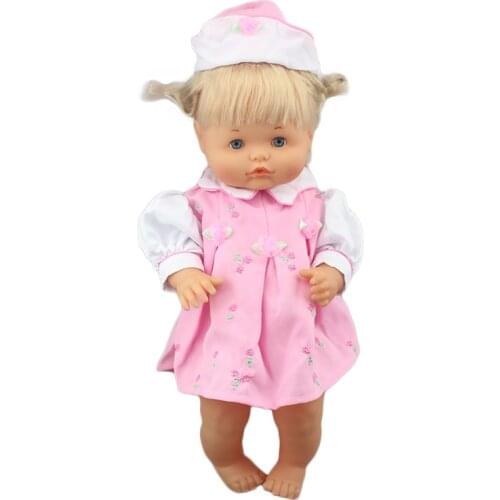 New Multiple styles Clothes Fit 40cm 41cm Doll Nenuco Ropa y su Hermanita Purple Long Sleeves T-shirt Purple Dots Pants With Hat