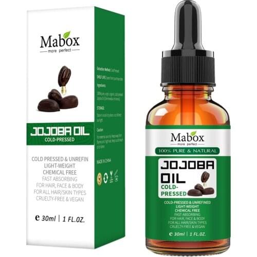 MABOX Organic Jojoba Oil Massage Best Skin Care Relaxing Moisturizing Oil Control Hydration Massage Oils