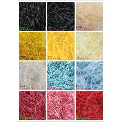 Gift box stuffing raffia for girl lover gift packaging 20g