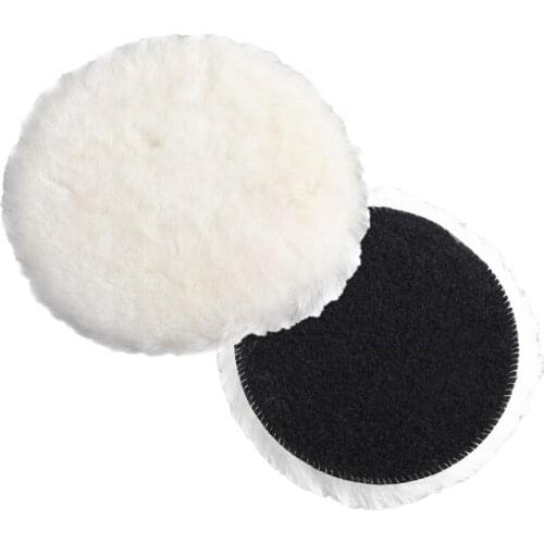 Car Van Valeting Polisher Buffer Lamb Wool Polishing Pad 6 inch