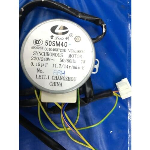 Air Conditioner Swing Synchrinous Motor 50SM40 for Haier Air Conditioning Parts 0010403723E 7W 220V 11.8/14r/min Replacement