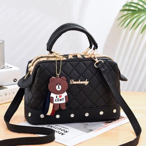 Simple Fashion Shoulder Bag Female Autumn 2021 New Trend Handbag Female Wild Cute Messenger Doctor Bag
