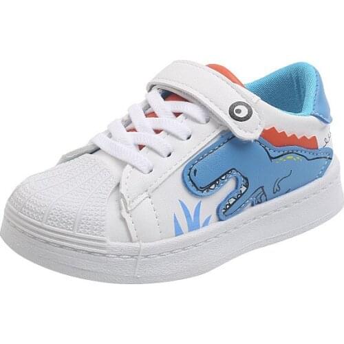 Baby Shoes Girls Sports Shoes Hot New Boys Casual Shoes Dinosaur Soft Sole Shoes Fashion School Shoes Casual Flats Leisure 21-30