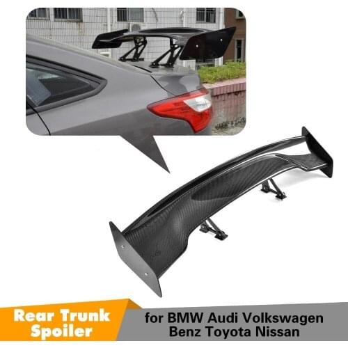 Universal Car-Styling Carbon Fiber Rear Trunk Spoiler GT Wing for BMW Audi Volkswagen Benz Toyota Nissan GT Spoiler