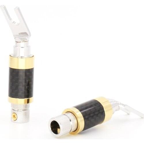 VB604R Y Shape Transmission Spade Connector(Rhodium-plated) 4pieces