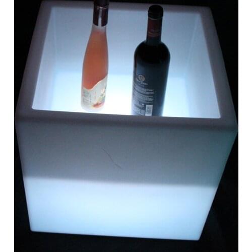 Champagne bucket D40cm Unique light up LED ice bucket/led wine cooler ice bucket free shipping 10pcs