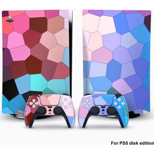 Graphical PS5 Standard Disc Edition Skin Sticker Decal Cover for PlayStation 5 Console & Controller PS5 Skin Sticker Vinyl
