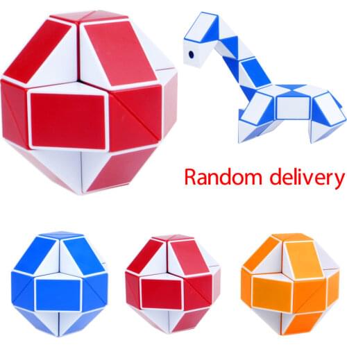 24 segments of Child Snake Magic Educational Toy Magic Variety Popular Twist Kids Transformable Gift Puzzle