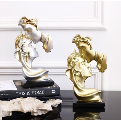 Abstract Art Lovers Decoration Living Room Study Decoration Figure Sculpture Handicraft Wedding Gift Home Living Room Decoration