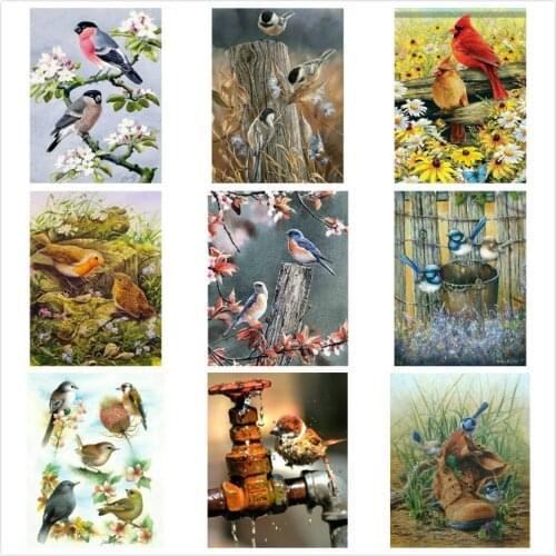 Diy Diamond Embroidery bird 5d Diamond Painting cross stitch full Square rhinestone Diamond Mosaic sparrow Home Decoration