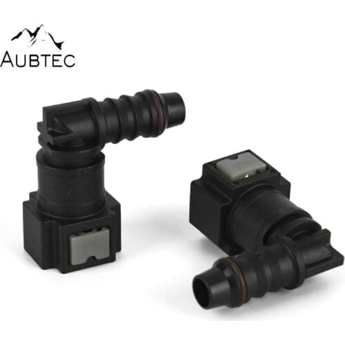 Auto Car Fuel Line Hose Coupler Quick Release Connector Nylon Fuel Line Rubber Hose Coupler 7.89/9.89/11.80