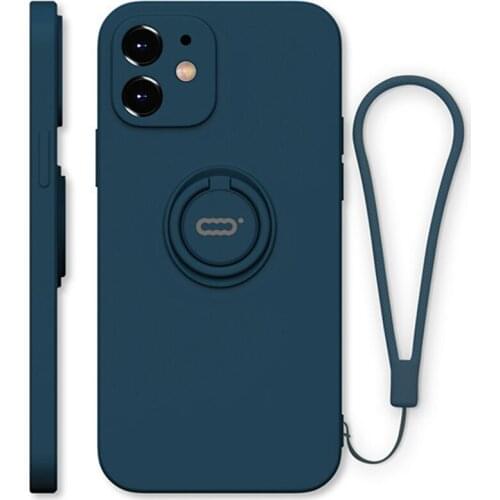 For iPhone 12 11 Pro Xs Max XR Case, 360 Ring Holder Kickstand Compatible with Magnetic Car Mount, Anti-Scratch Protective Case