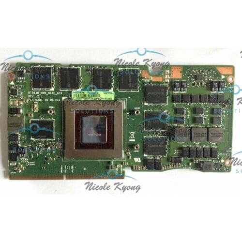 G750JH Ver 60NB0180-VG1040 69N0PCV10D00-01 GTX 780M GTX780M GDDR5 4GB VGA Video Card For Asus G750JH G750JS laptop