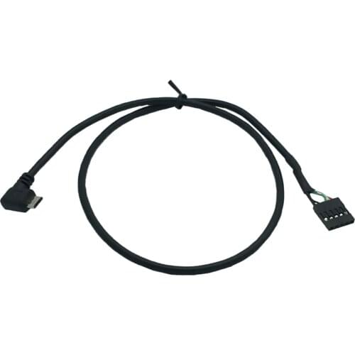 Micro USB Male to 5 Pin Motherboard Female Header Adapter Cable, Dupont Extended Cord