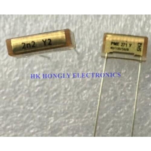 10PCS PME271Y PME 271 Y PME271 1n0 2n2 3n3 4n7 Y2 0.0022UF 0.0033UF 0.0047UF 2.2n 3.3n 4.7n 250VAC P=10.2mm FILM CAPACITOR
