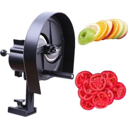 Slicing machine for banana lemon tomato potato chips