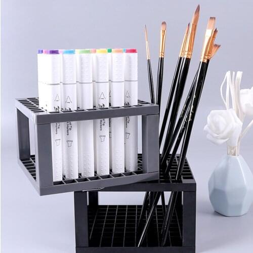 96 Grid More Function Pen Holder Creative Painting Supply Used To Place Paint Brush Art Stationery