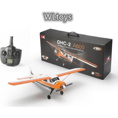 Wltoys XK DHC-2 A600 RC Plane RTF 2.4G Brushless Motor 3D/6G Remote Control Airplane Compatible FUTABA S-FHSS Aircraft RC Glider