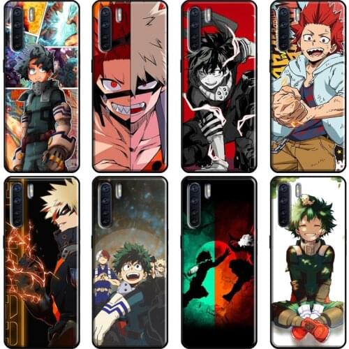 Deku Katsuki Bakugou BNHA Soft For OPPO A52 A72 A83 A91 A5 A9 A53 A31 2020 F5 F7 Reno 4 Pro 2Z A5S A1K A15 Case