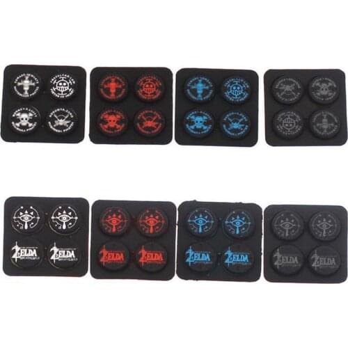 2019 New Silicone Thumb Stick Grip Caps Analog Joystick Cover Case For Zelda Nintend Switch NS JoyCon Controller Joy-Con Joypad