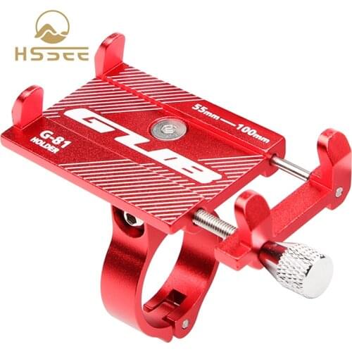 Official Authentic Phone Holder For MTB Road Bike 6063 Aluminum Alloy Ratchet Turntable Bike Phone Holder Bicycle Accessories