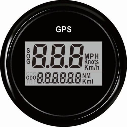 Popular 52mm Digital GPS Odometer Speedometer for Cars Buggies Tractors Racing