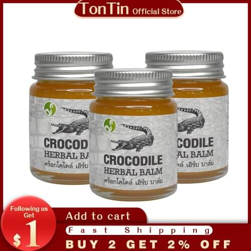 Thailand ceocodile herbal balm anti acne scar remove surgical scar reduce wrinkle for burning injury herbal ointment 30g/pcs