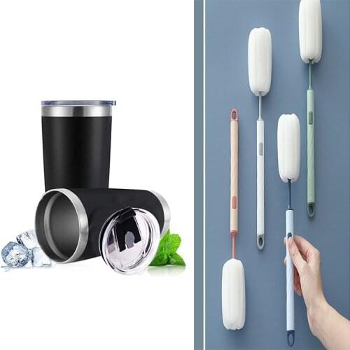 Thermal Mug Beer Cup Stainless Steel Thermos For Tea Coffee Water Bottle Vacuum Insulated Leakproof With Complimentary Cup Brush