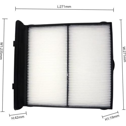 Car Cabin Air Filter For Subaru XV(GT 2017 2018 2019 2020- Forester (SK 2018 2019 2020-) /2.0L 2.0L- Hybrid 72880-FL000