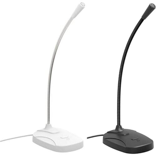 Omnidirectional Microphone High Sensitivity USB Mic for Desktop PC/Laptop/Computer/Notebook Accessories QW