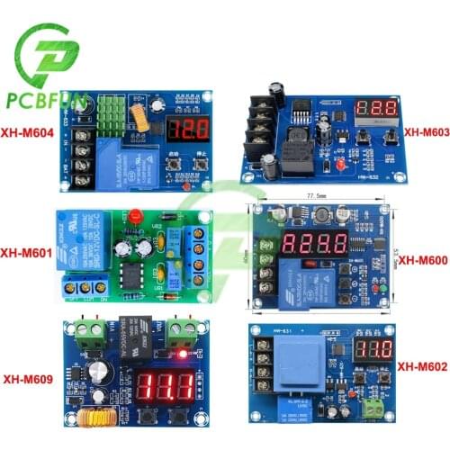 XH-M600 XH-M601 XH-M602 XH-M603 XH-M604 XH-M609 Lithium Battery Charging Control Switch Board Module 12V 24V Digital LED Display