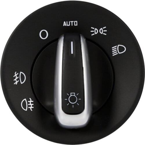 1PCS Headlight Control Switch OCTAVIA II 04-13 HEADLIGHT FOG LIGHT LAMP CONTROL SWITCH 1Z0941431K For SKODA Car-Styling